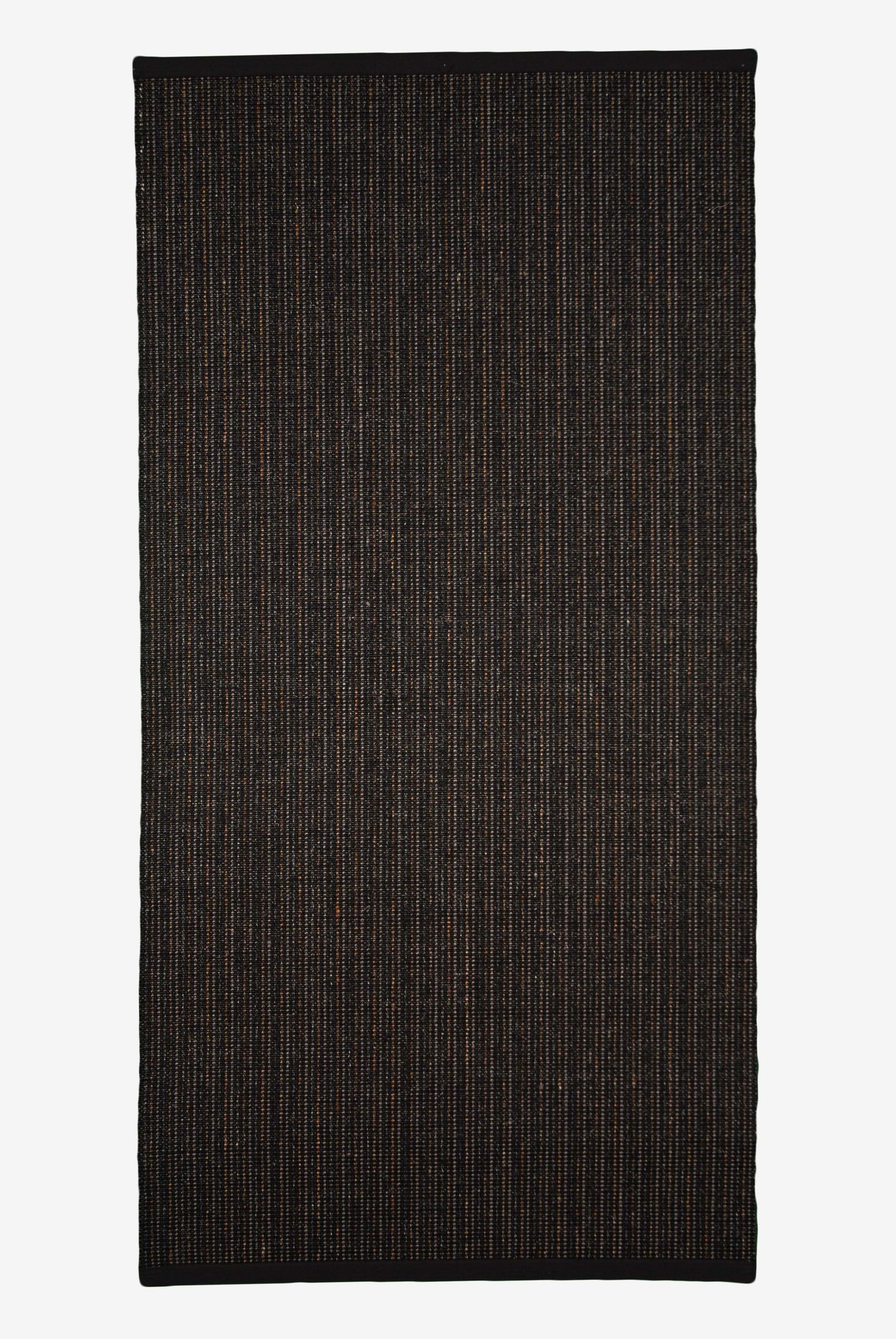 Sisalteppich Schwarz - 90 x 180 cm