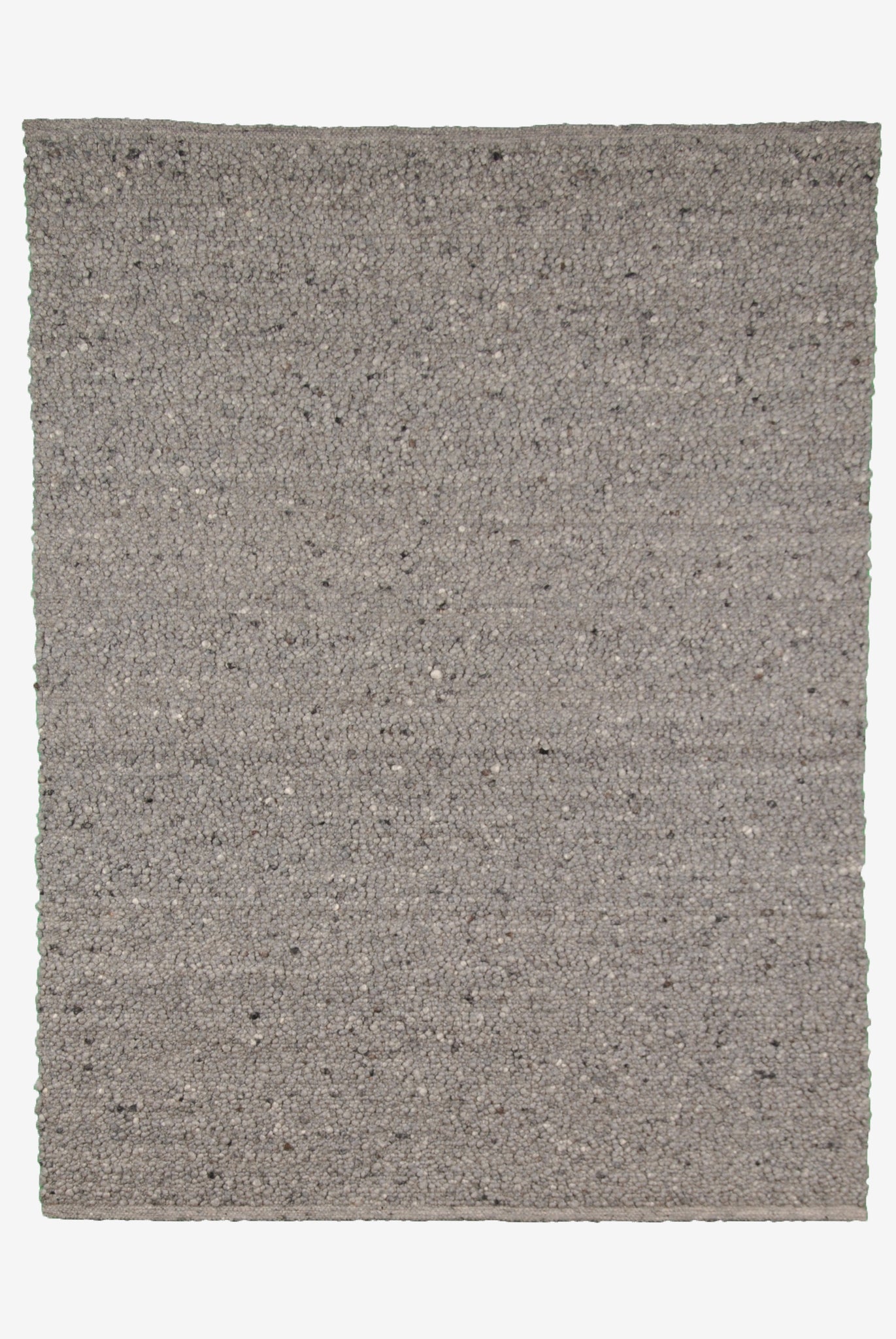 Handwebteppich Seefeld 2 - grau - 140 x 180 cm *Einzelstück*