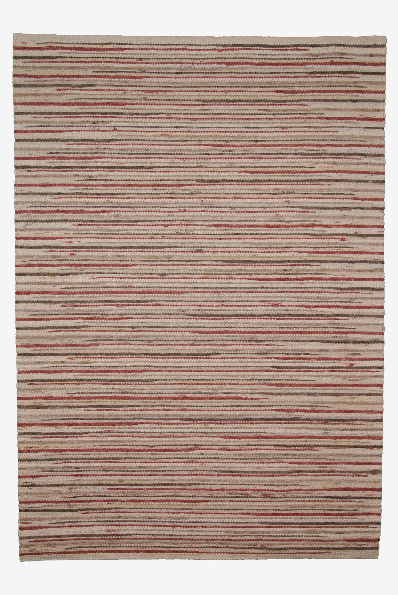 Handwebteppich Schadming 32 - Beige, rot, braun - 170 x 230 cm